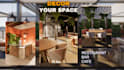 interior design and render restaurant, cafe, bar, house