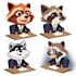create cute character mascot 2d