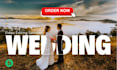 edit professional wedding highlight for wedding filmmakers