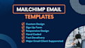 create a custom mailchimp email template design