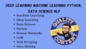 do machine learning python, deep learning and data science nlp