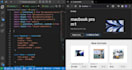create responsive websites in html css javascript react nextjs nodejs