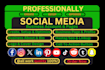 create, setup and optimize all social media accounts