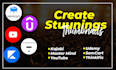 create stunning udemy thinkfic kajabi cover images and thumbnails