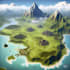 create a high quality fantasy map