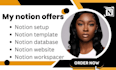 create notion, notion expert, notion template, notion virtual assistant