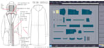 make digital sewing pattern and grading on cad software
