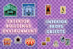 draw pixel art, environment, characters etc