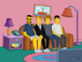 draw you in awesome yellow cartoon with any background