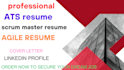 write scrum master resume, project management, scrum master