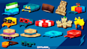 make various minecraft styled cosmetics in blockbench
