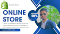 setup digital product shopify store dropshipping store