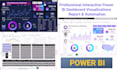 power bi dashboards and reports, data visualization dashboard, charts, dax
