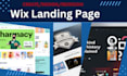 build a unique wix landing page and responsive website with wix studio