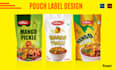 make amazon product packaging and pouch label design
