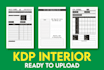 design KDP low content book in 24 hour