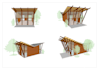 model your architectural concept or design in 2d 3d