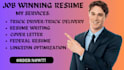 write truck driver resume, CV and linkedin optimization
