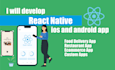 develop react native ios and android app