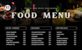 design amazing editable food restaurant menu