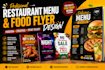 design restaurant food sale menu event gym party promotional poster flyer design