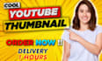 design youtube thumbnail and social media thumbnail