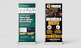 design roll up banners, pull up and retractable stands