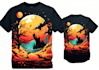do t shirt design for you amazing adventure and typography
