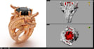 do 3d cad model jewelry design