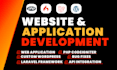 create web application and PHP website using PHP, laravel, codeigniter mysql