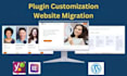 develop a premium wordpress website, landing page using the woocommerce plugin