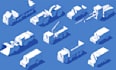 create stylized isometric illustration