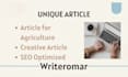 write creative and unique article