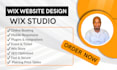 create build wix studio website redesign wix booking website development duda