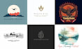 create stunning and unique logo with midjourney