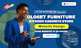 design a profitable kitchen cabinet store and modern kitchen website