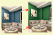 change your room colors ,wallpapers ,panels repaint interior and exterior