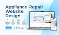design SEO optimized appliance repair website that gets leads