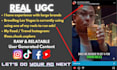 create male ugc video ads for tiktok instagram and social media
