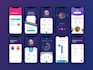 design front end UI for the android and flutter development using xml and dart