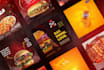 design restaurant creative social media posts