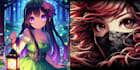 do custom ai anime art using midjourney, dall e