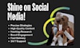 be your social media marketing manager