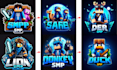 design minecraft server logo and icon for your server