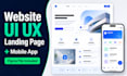 do figma website UI UX and landing page design