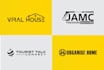 eye catching modern minimalist business logo design