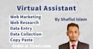 do any virtual assistant, data entry, or web research job