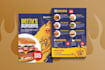 design professional flyer, menu and price list