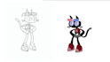 do 2d animate your character