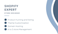 be expert shopify developer and shopify website designer
